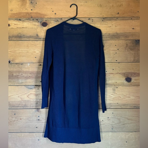 Navy Open Cardigan - Picture 2 of 4
